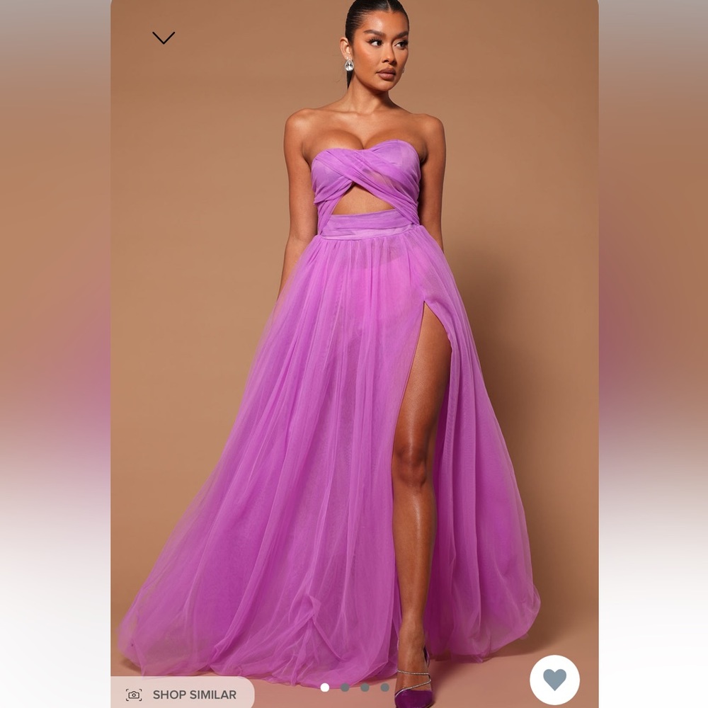 NEW Fashion Nova Maxi Tulle Dress